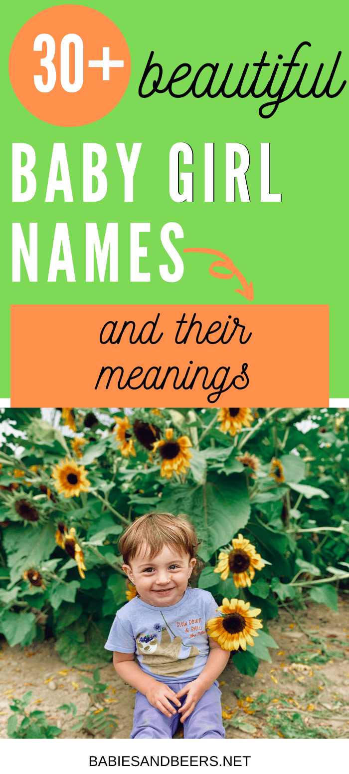 Girl Names With Beautiful Meanings That Aren T Overused Babies